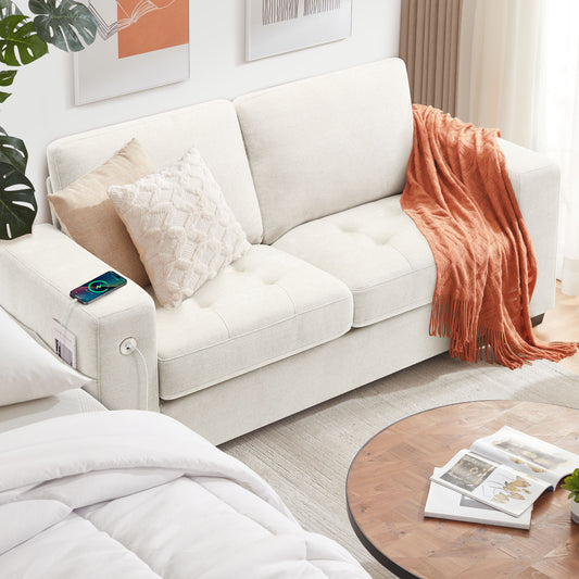 70” Loveseat Sofa,Comfy Modern 2-Seats Sofa for Small Spaces and Living Room